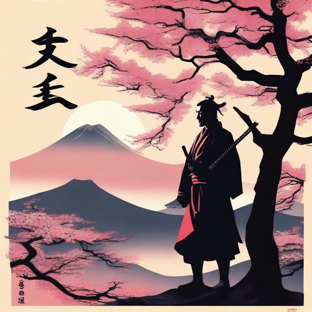 A poster for a samurai TV series called 'Bushido'