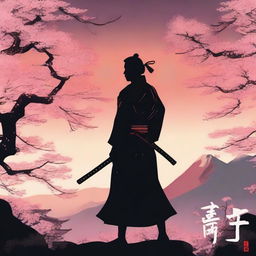 A poster for a samurai TV series called 'Bushido'