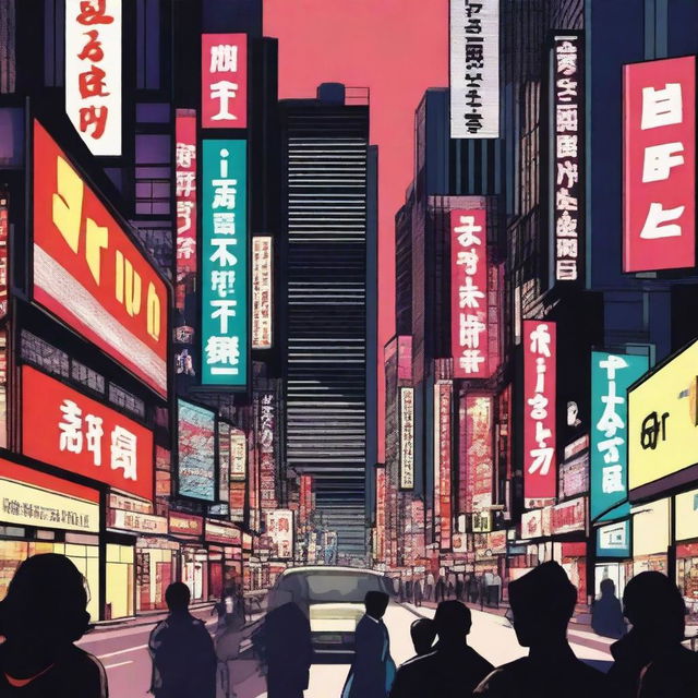 A poster for a drama TV series called 'Tokyo'