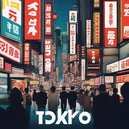 A poster for a drama TV series called 'Tokyo'