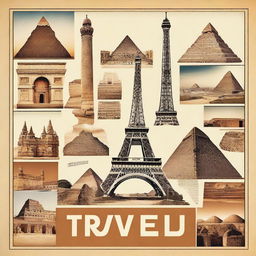 A poster for a travel TV series called 'Travels'