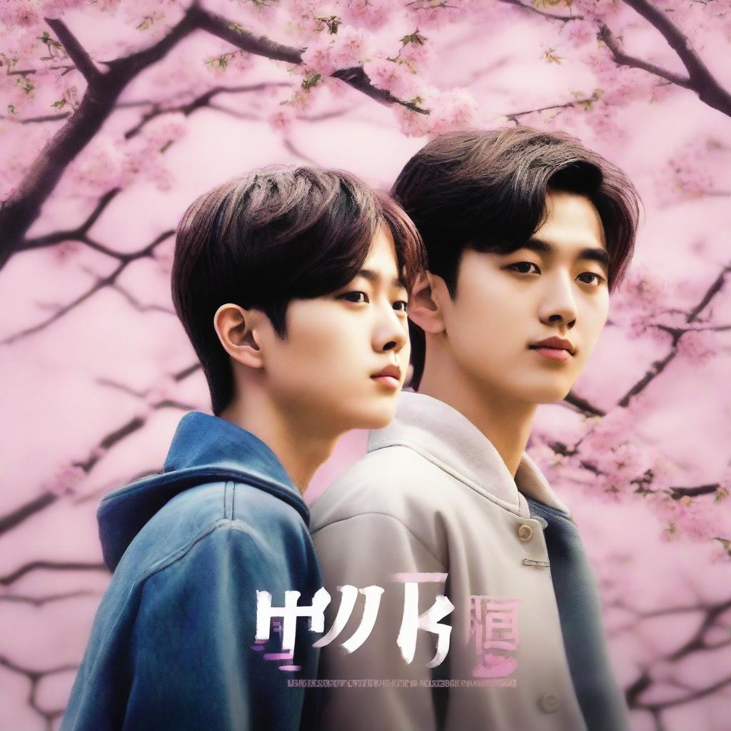 A poster for a Korean romance film about teenagers called 'Pretty Boy'