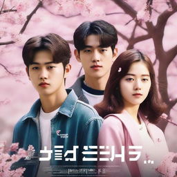 A poster for a Korean romance film about teenagers called 'Pretty Boy'