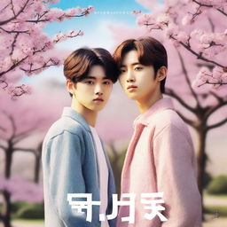 A poster for a Korean romance film about teenagers called 'Pretty Boy'