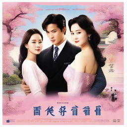 A poster for a Scottish, Korean, and Hong Kong romance film about three couples called 'Eternal Summer'