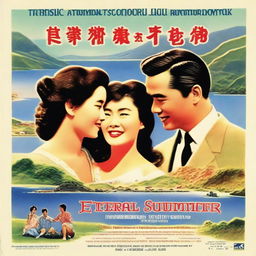 A poster for a Scottish and Hong Kong romance film about three couples called 'Eternal Summer'