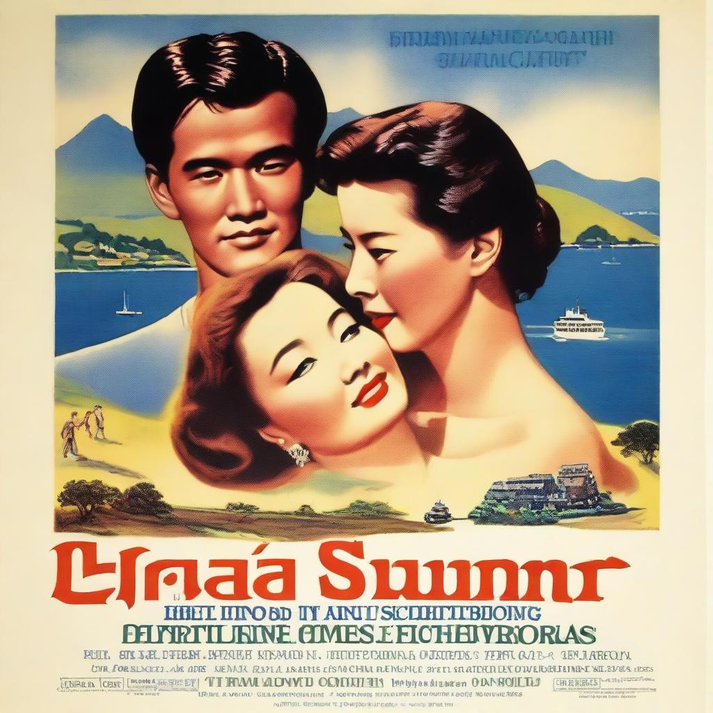 A poster for a Scottish and Hong Kong romance film about three couples called 'Eternal Summer'