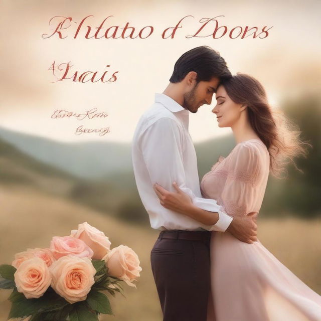 A book cover for a romance novel titled 'Retrato de Nós Dois'