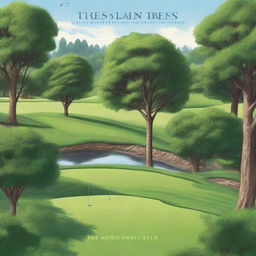 A detailed illustration for a guide to trees on a golf course by Matt Flynn