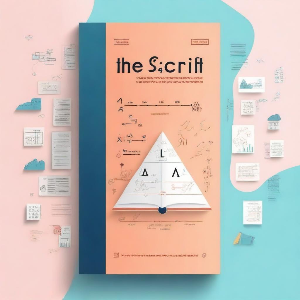 Create a book cover for a study guide titled 'The Script for Studying Math'