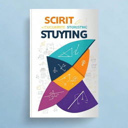 Create a book cover for a study guide titled 'The Script for Studying Math' aimed at 18-year-olds