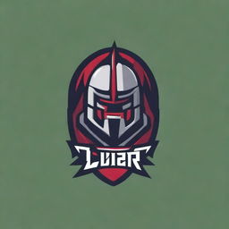 A detailed logo for a college football team featuring a warrior holding a football