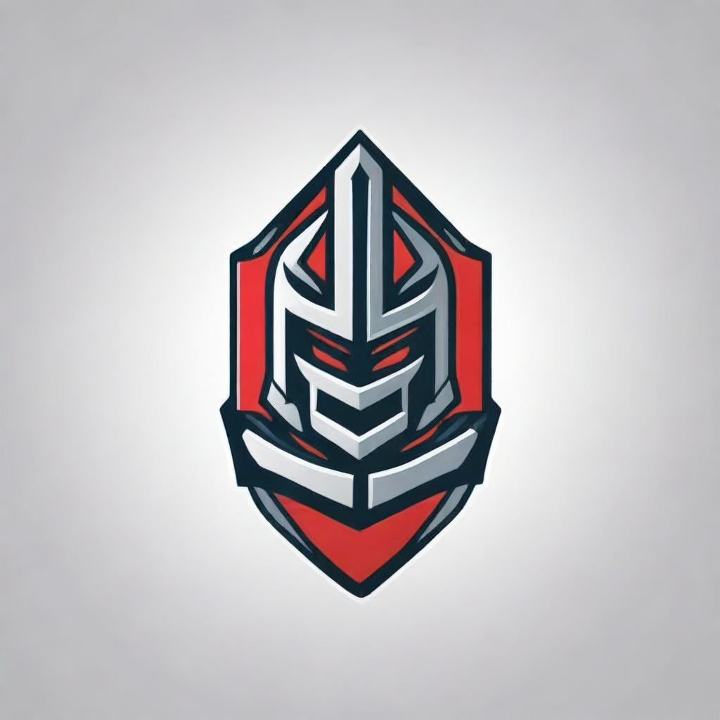 A detailed logo for a college football team featuring a warrior without any letters or text