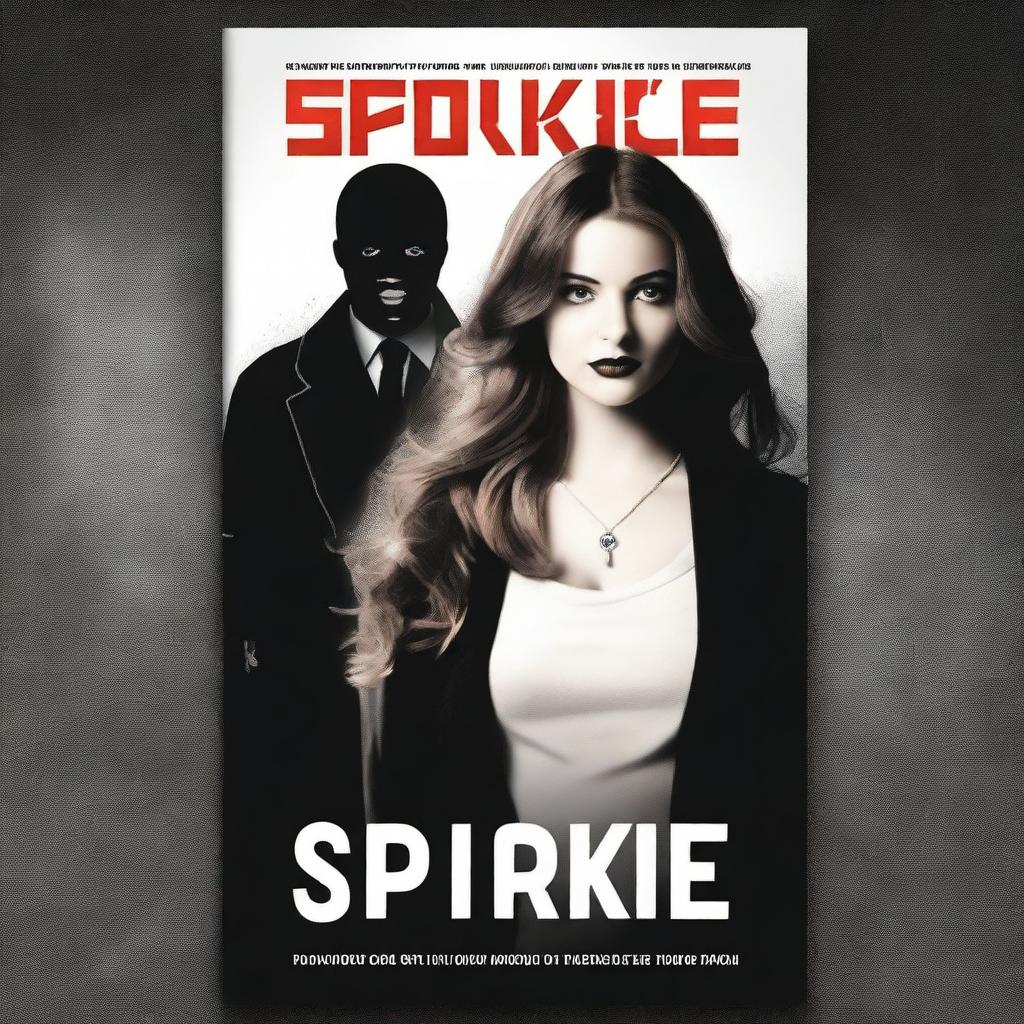 Create a book cover for the title 'Sparkle'