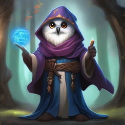 Create a character for Dungeons and Dragons that is an Owlin sorcerer