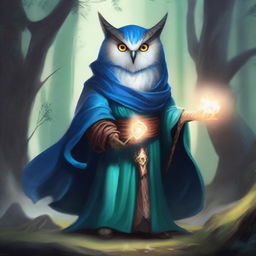 Create a character for Dungeons and Dragons that is an Owlin sorcerer