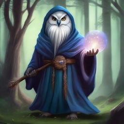 Create a character for Dungeons and Dragons that is an Owlin sorcerer