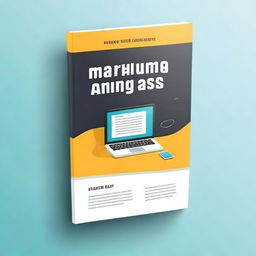 A professional book cover image for a guide on creating and optimizing landing pages