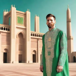 A detailed image of Lionel Messi in Saudi Arabia