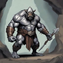 A detailed illustration of an Orog, a creature from Dungeons & Dragons