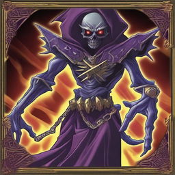 A detailed and visually striking image of a Yu-Gi-Oh! zombie deck for the year 2024