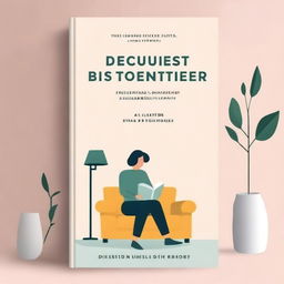 A book cover design titled 'Decluttering for Busy Adults: Effortless Decluttering for Busy Individuals'