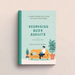 A book cover design titled 'Decluttering for Busy Adults: Effortless Decluttering for Busy Individuals'