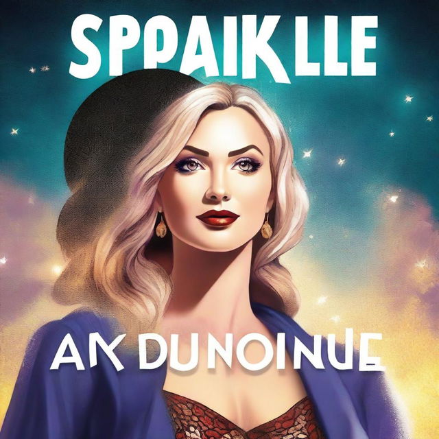 Create a captivating book cover for a fiction novel titled 'Sparkle'