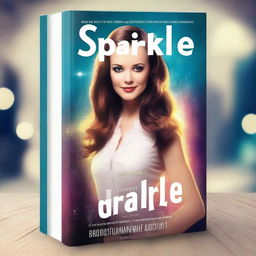 Create a realistic book cover for a fiction novel titled 'Sparkle'