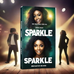 Create a realistic book cover for a fiction novel titled 'Sparkle'