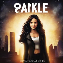 Create a realistic book cover for a fiction novel titled 'Sparkle'