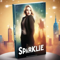 Create a realistic book cover for a fiction novel titled 'Sparkle'