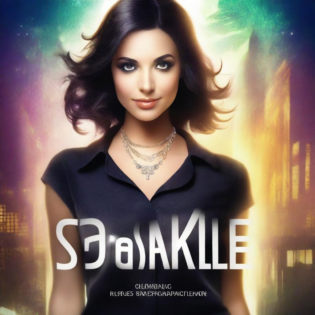 Create a realistic book cover for a fiction novel titled 'Sparkle'