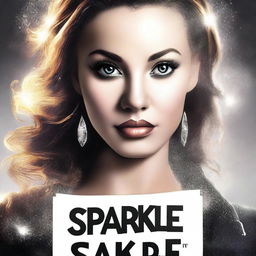 Create a realistic book cover for a fiction novel titled 'Sparkle'