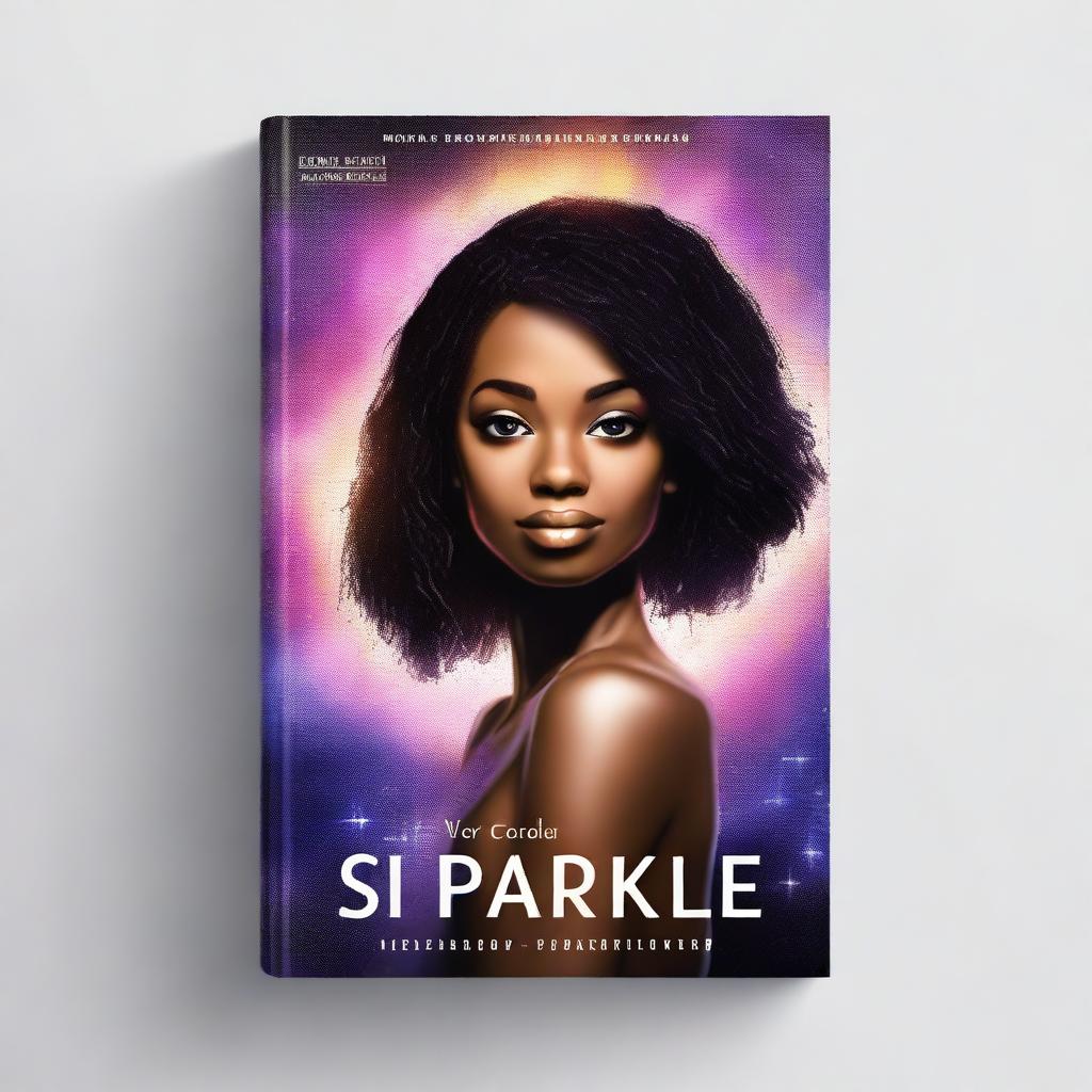 Create a realistic book cover for a fiction novel titled 'Sparkle'