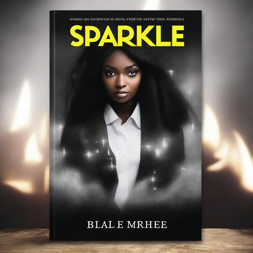 Create a realistic book cover for a fiction novel titled 'Sparkle'