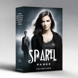 Create a realistic book cover for a fiction novel titled 'Sparkle'