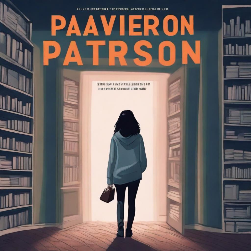 Create a realistic and mysterious book cover in the style of a James Patterson novel