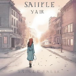 Create a realistic full cover image for a novel titled 'Sparkle