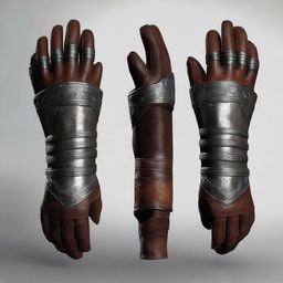 Generate a pair of gloves similar to those in the game Guardians Tarler