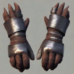 Generate a pair of gloves similar to those in the game Guardians Tarler