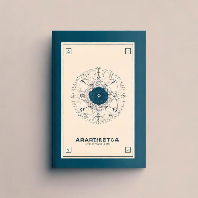 A book cover design for 'Aritmetica Mentală Pentru Toți'