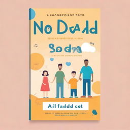 Create a book cover titled 'No Dad is a Bad Dad'