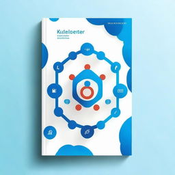 Create a visually appealing book cover for a book titled 'Kubernetes a Bíblia' authored by Richardt Steil and Telmo Sequeira Duro