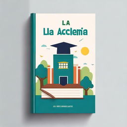 Create a book cover featuring the title 'La Academia'