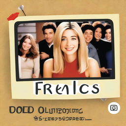 Create a YouTube cover featuring a photo of Phoebe from the TV series Friends