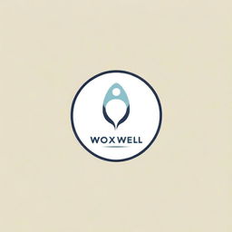 Design a logo for the brand 'WorXwell', preferably without the use of capital letters. Incorporate simplistic graphics suitable for the therapy or hypnotherapy industry.