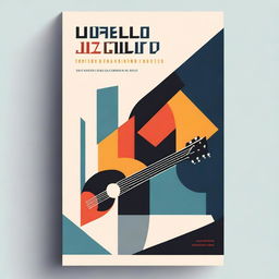 A book cover design for a book about jazz guitar, focusing on Thelonious Monk's chords applied to guitar