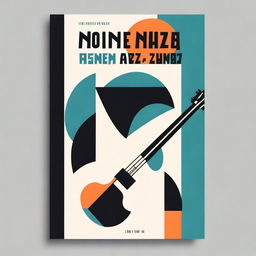 A book cover design for a book about jazz guitar, focusing on Thelonious Monk's chords applied to guitar