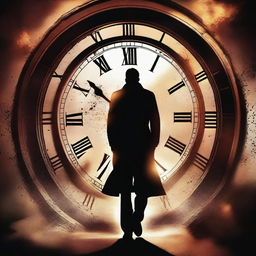 Create a movie poster for an action thriller that revolves around the concept of time